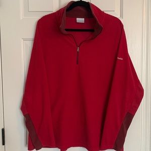 Columbia Woman’s 2X Red Quarter zip